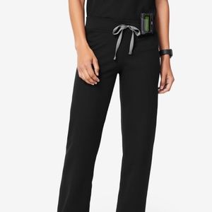 FIGS Livingston Black Scrub Pants, Regular Small
